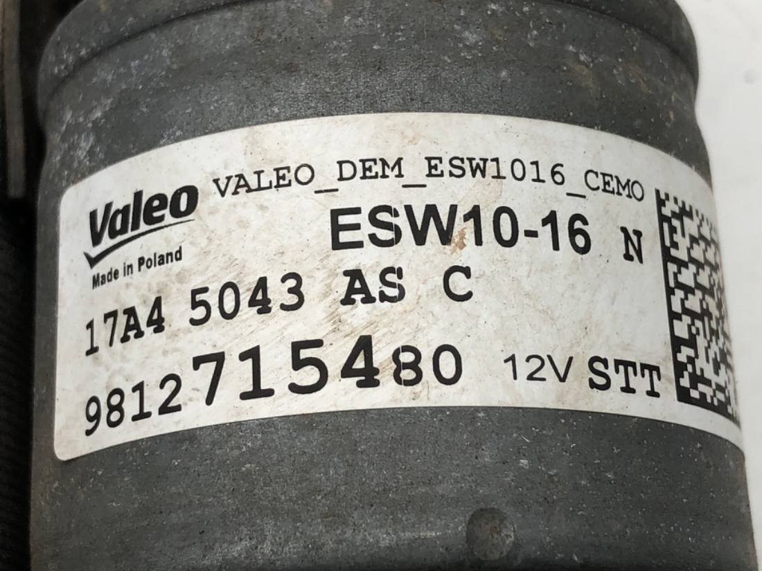 Стартер Opel Crossland 9812715480 — фото деталі 5