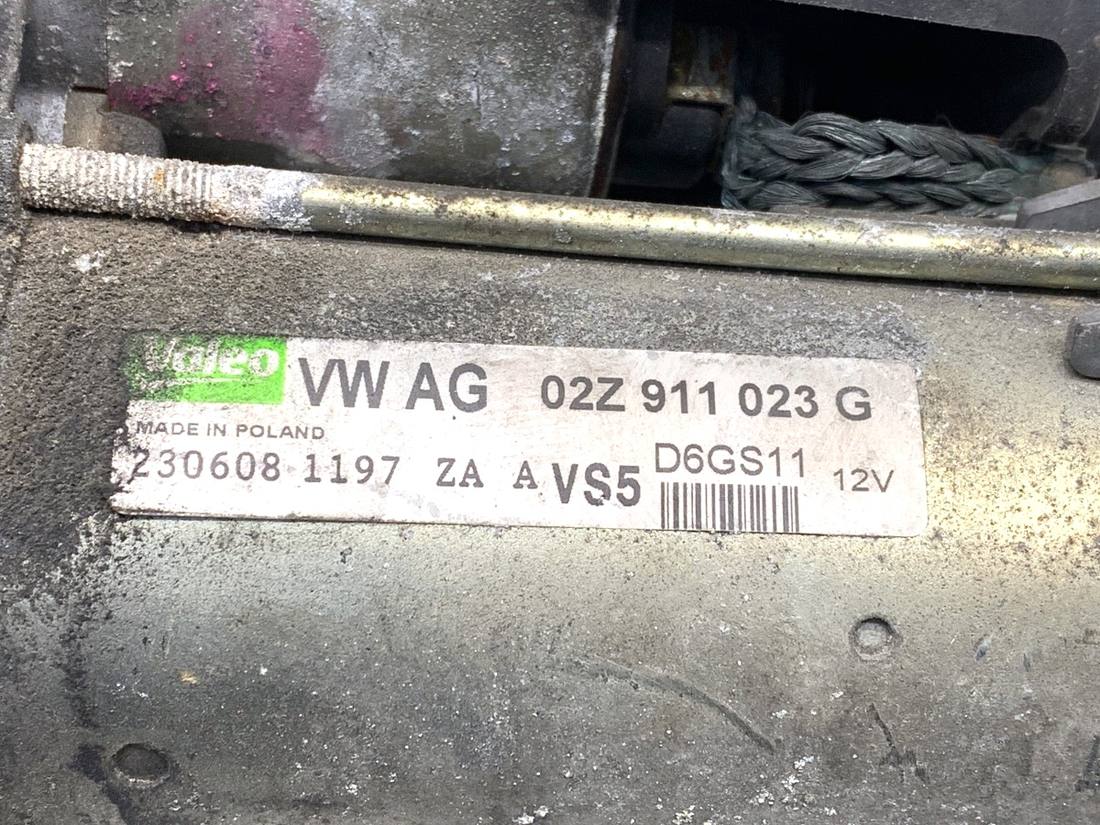Стартер Volkswagen Golf 5 02Z911023G — фото детали 4