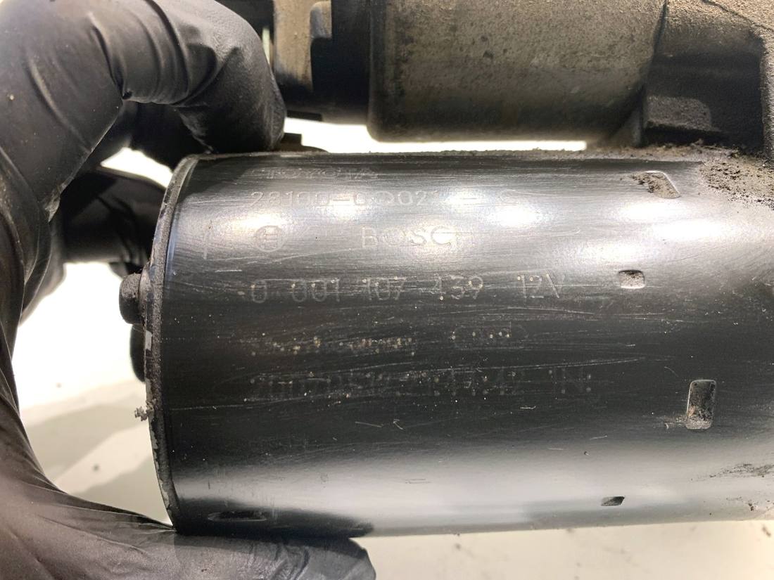 Стартер Toyota Aygo 28100-0Q021 — фото деталі 5