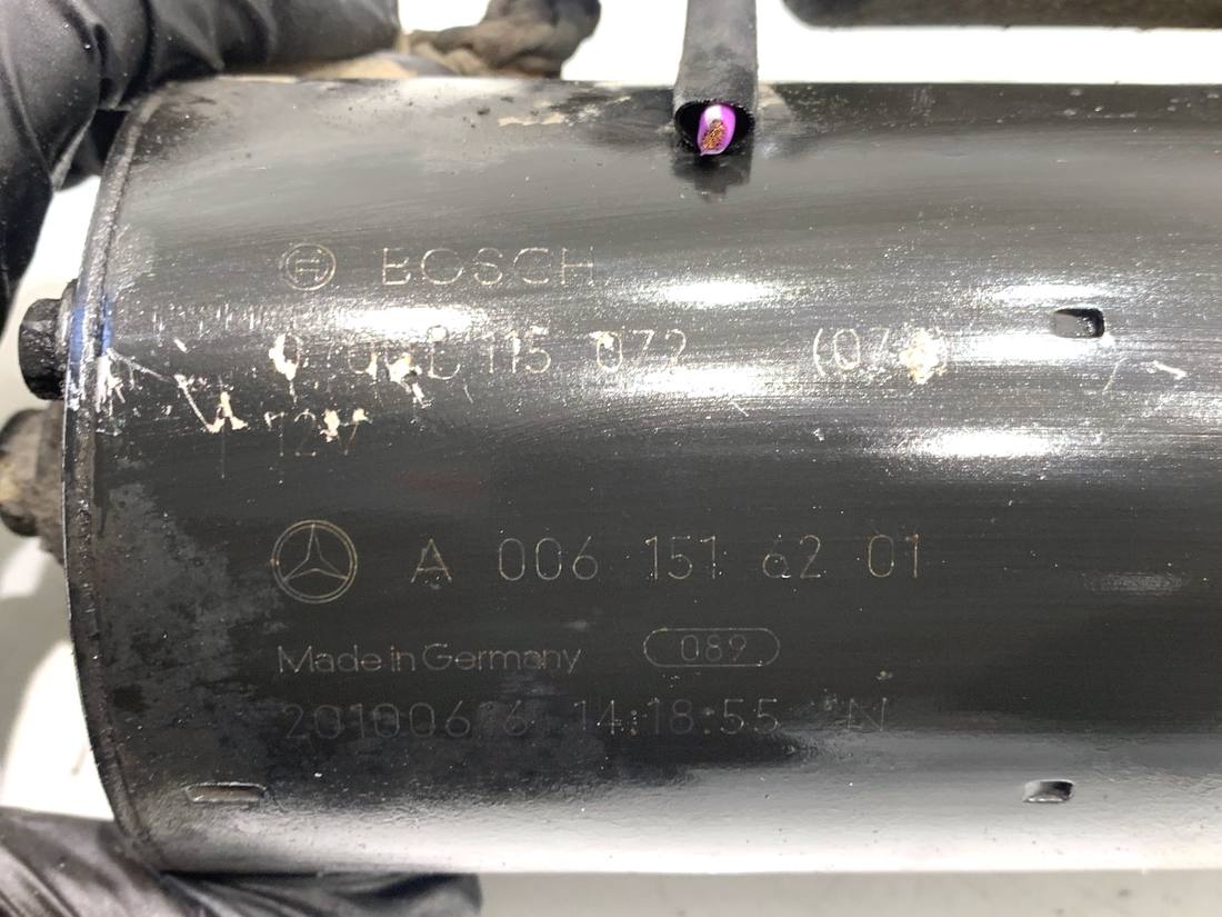 Стартер Mercedes E W212 A0061516201 — фото деталі 5