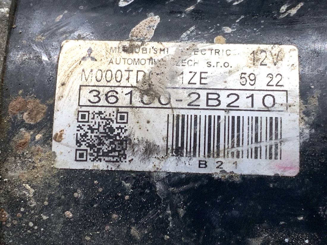 Стартер Hyundai Tucson 36100-2B210 — фото деталі 6