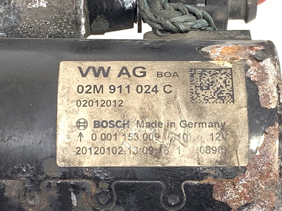 Стартер Volkswagen Passat B7 02M911024C — фото детали 5