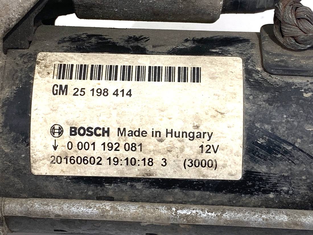 Стартер Opel Corsa E 25198414 — фото деталі 5