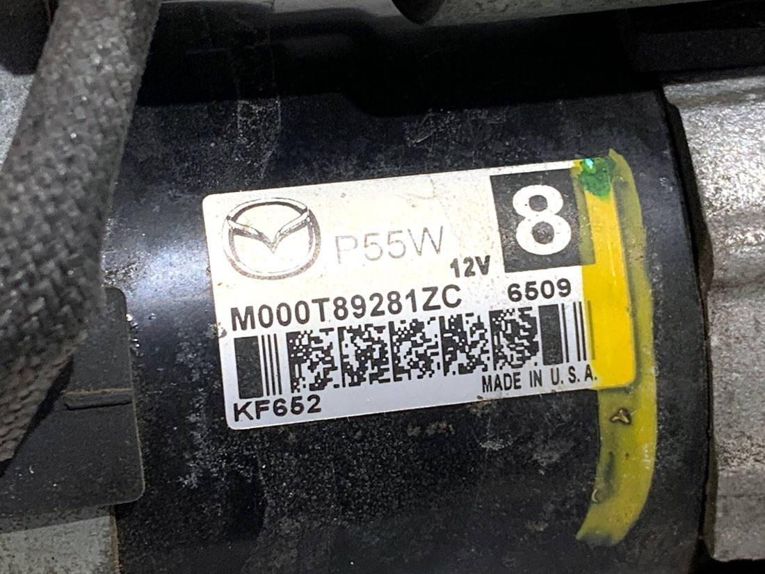 Стартер Mazda 3 M000T89281ZC — фото деталі 5