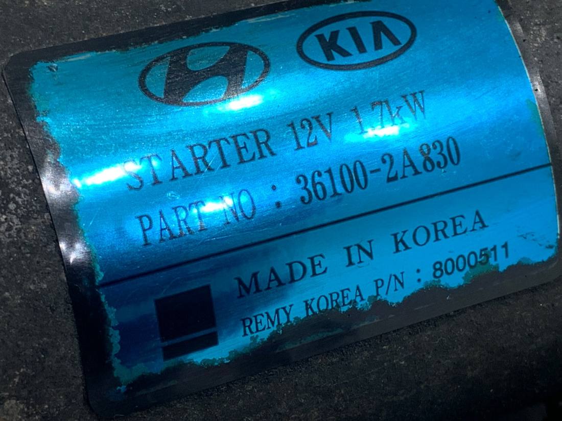 Стартер Kia Carens 36100-2A830 — фото деталі 4