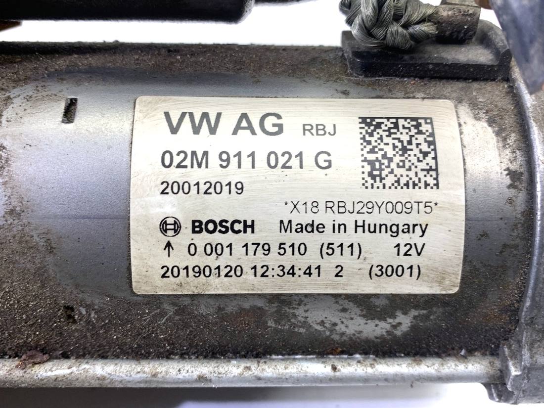 Стартер Skoda Fabia 3 02M911021G — фото деталі 5