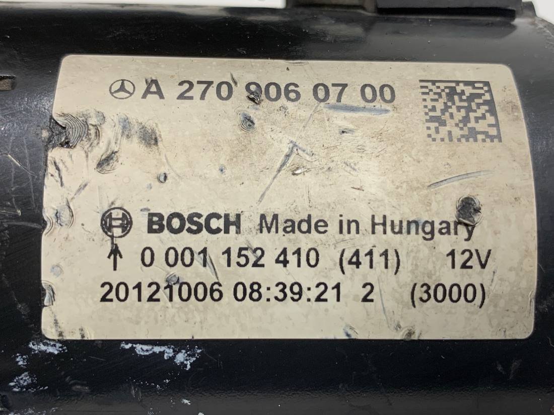 Стартер Mercedes A W176 A2709060700 — фото деталі 4