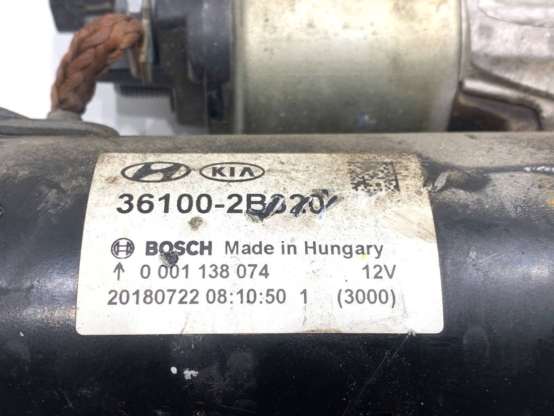 Стартер Kia Optima 36100-2B320 — фото деталі 6