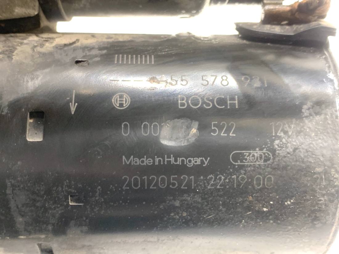 Стартер Opel Corsa D 55578921 — фото деталі 5