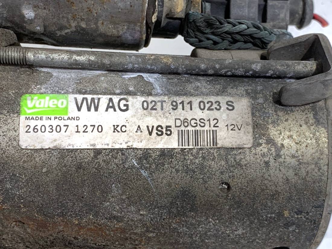 Стартер Skoda Roomster 02T911023S — фото деталі 5