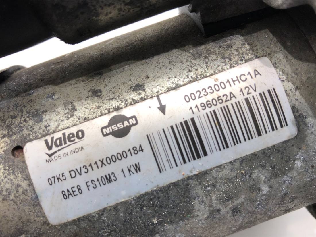 Стартер Nissan Micra 8AE8FS10M3 — фото деталі 4
