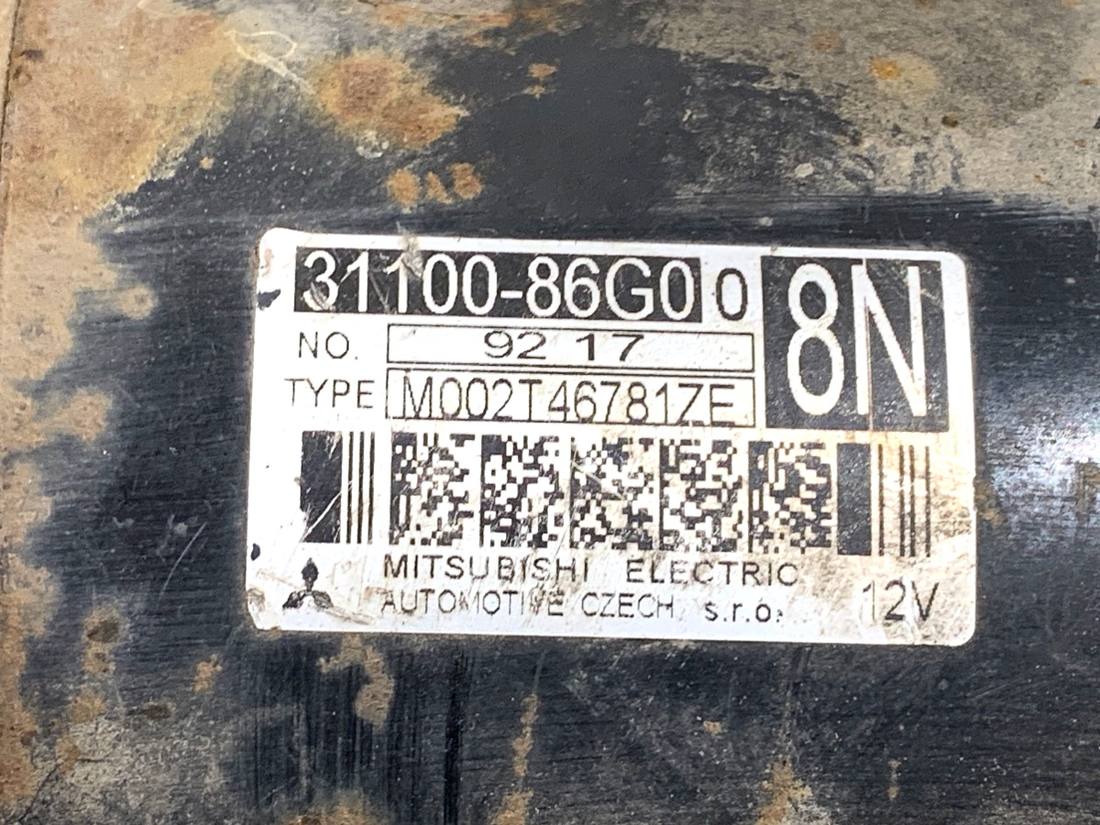 Стартер Suzuki Swift 31100-86G00 — фото деталі 5