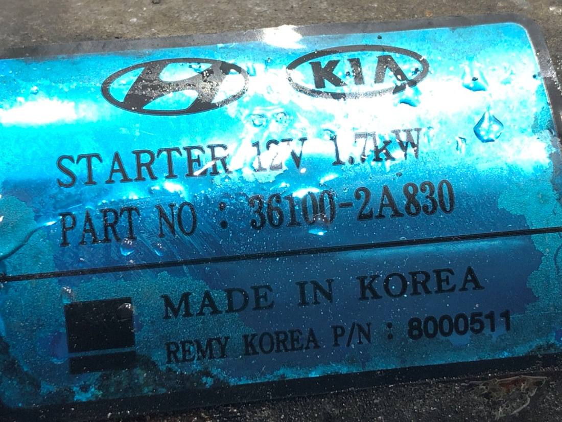 Стартер Hyundai I40 36100-2A830 — фото детали 4