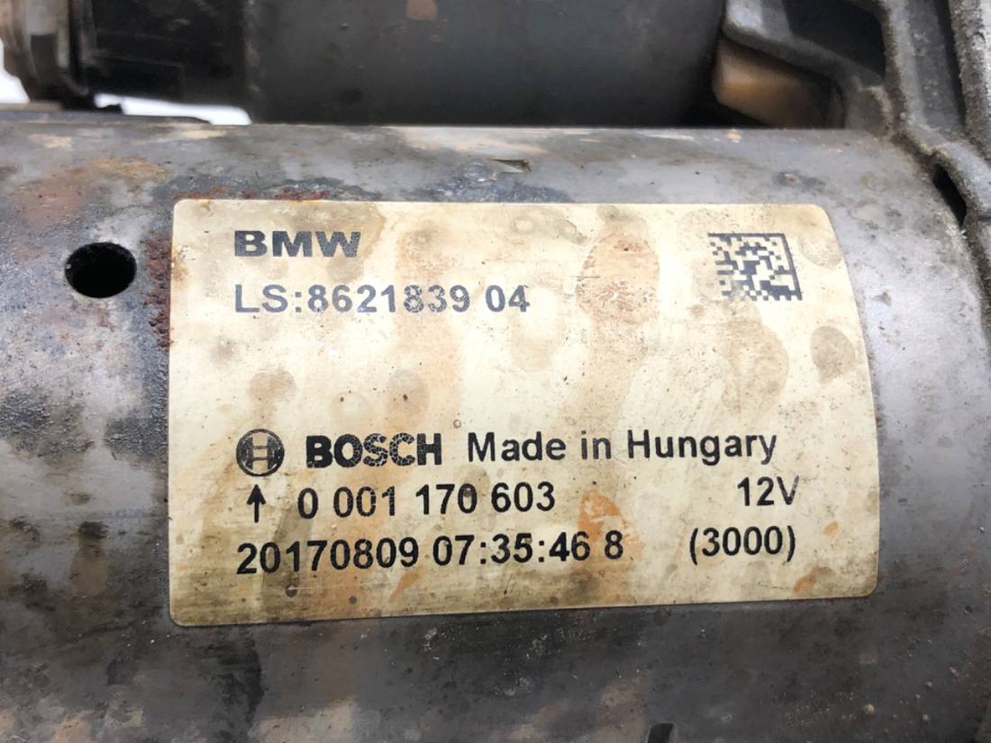 Стартер BMW 3 F34 0001170603 — фото деталі 4
