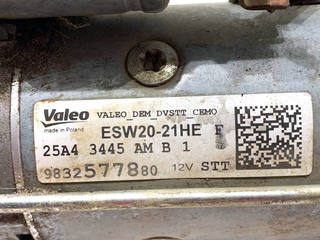 Стартер Toyota Proace City 9832577880 — фото деталі 5