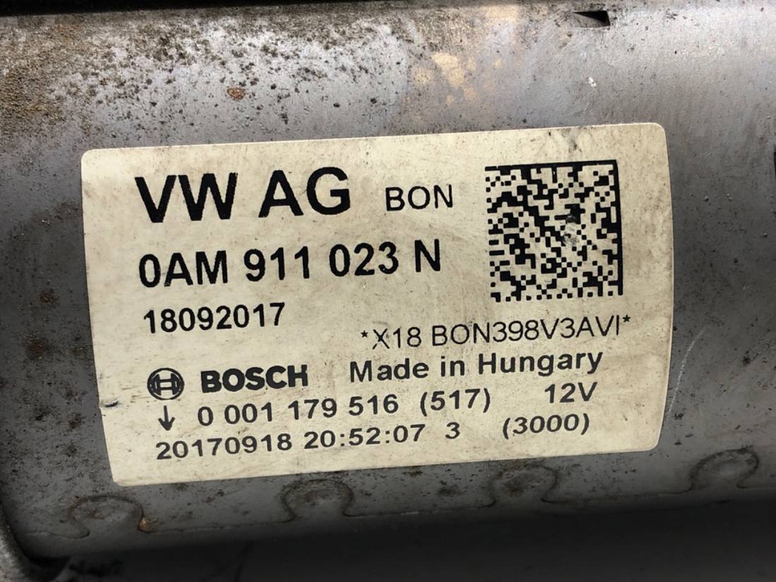 Стартер Volkswagen Touran 0AM911023N — фото деталі 4