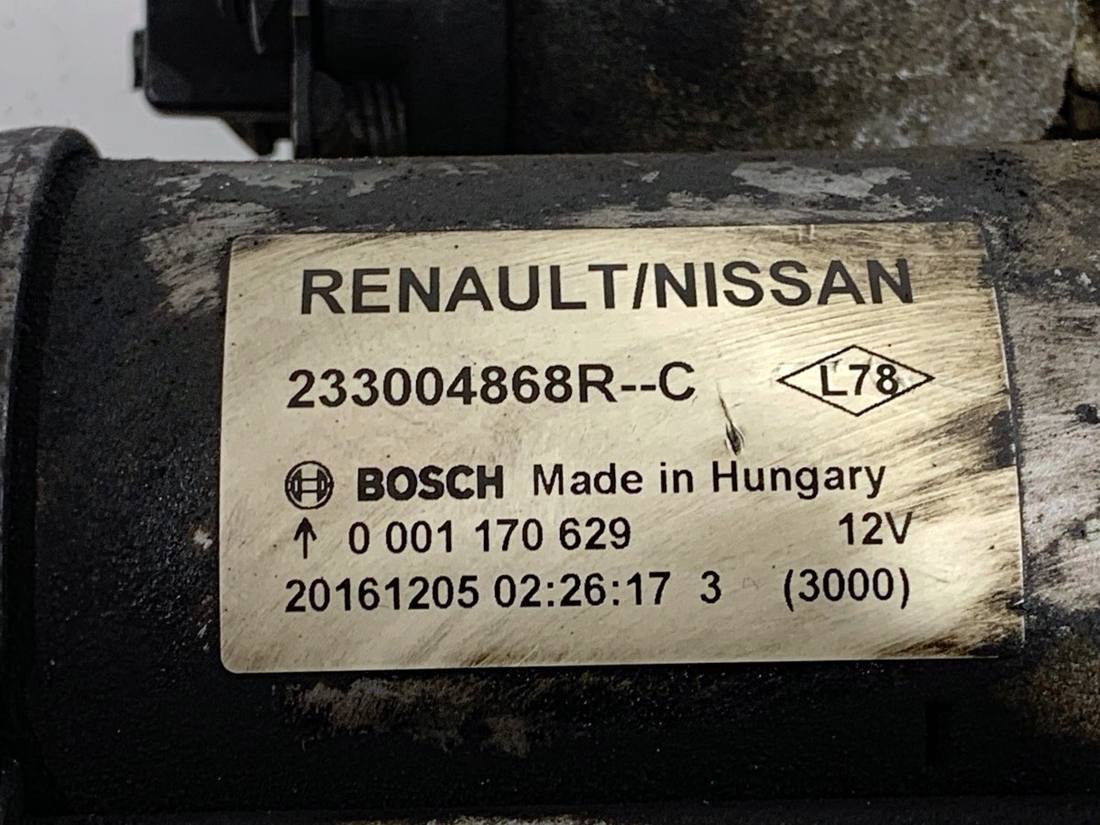 Стартер Renault Kadjar 233004868R — фото деталі 5
