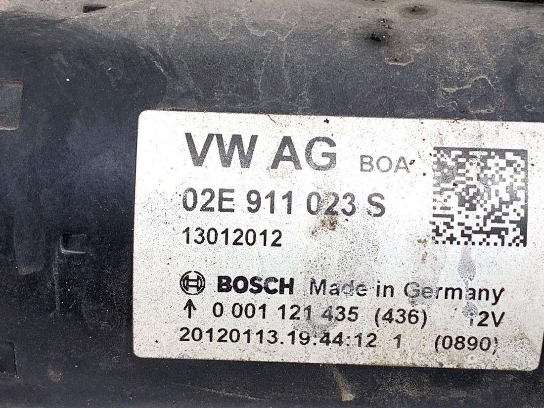 Стартер Volkswagen Passat CC 02E911023S — фото детали 5