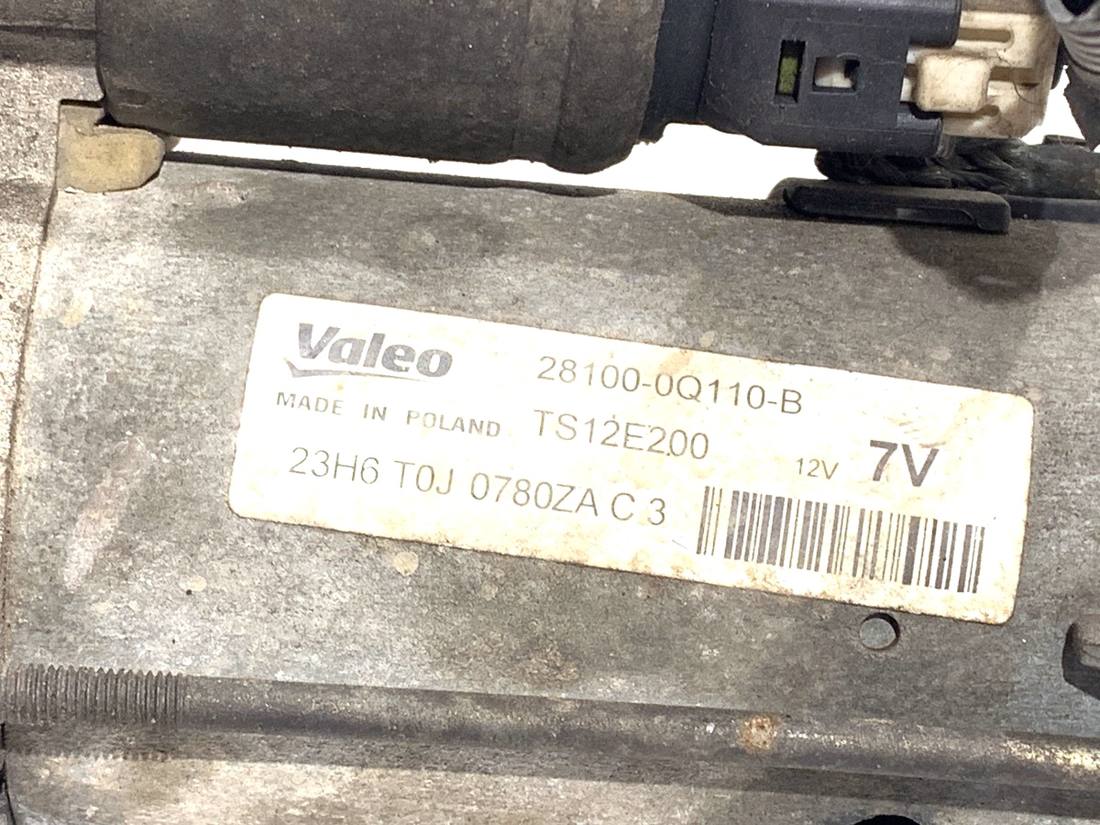 Стартер Toyota Aygo 28100-0Q110-B — фото деталі 5