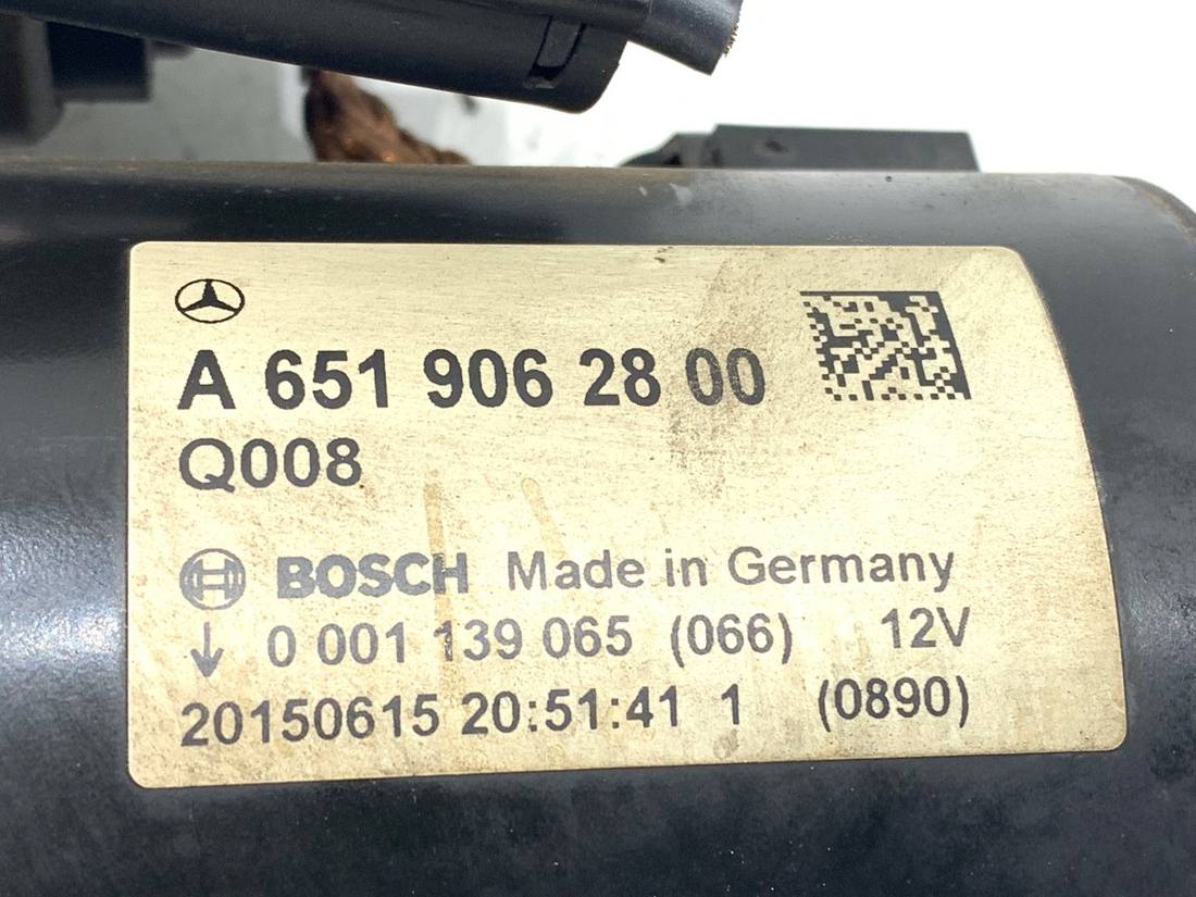 Стартер Mercedes E W212 A6519062800 — фото деталі 5
