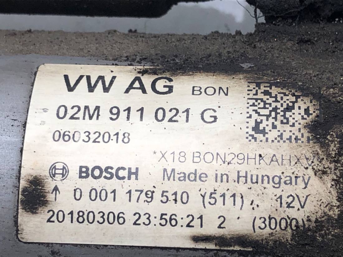 Стартер Skoda Fabia 3 02M911021G — фото деталі 5