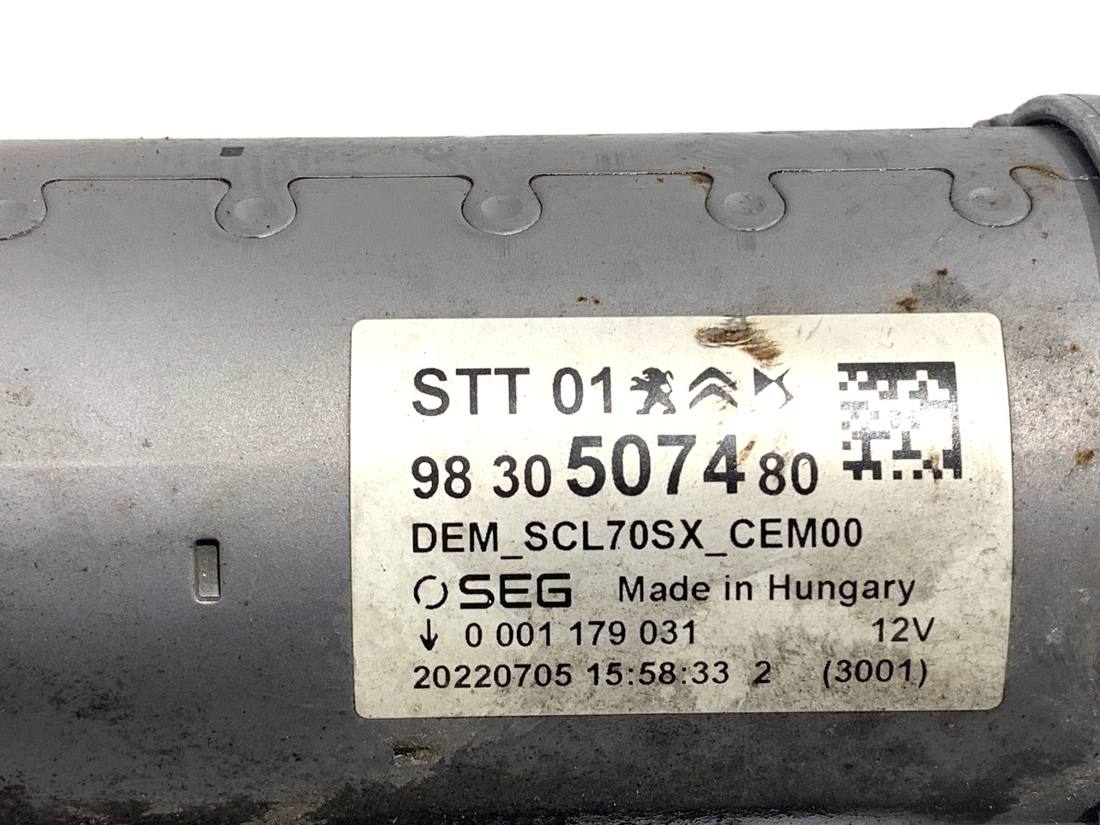 Стартер Peugeot 308 9830507480 — фото деталі 5