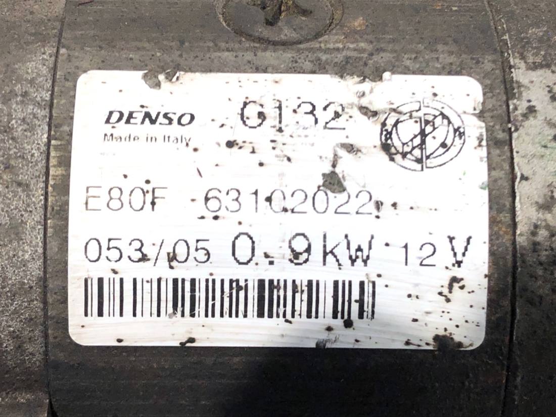 Стартер Fiat Panda E80F-63102022 — фото деталі 4