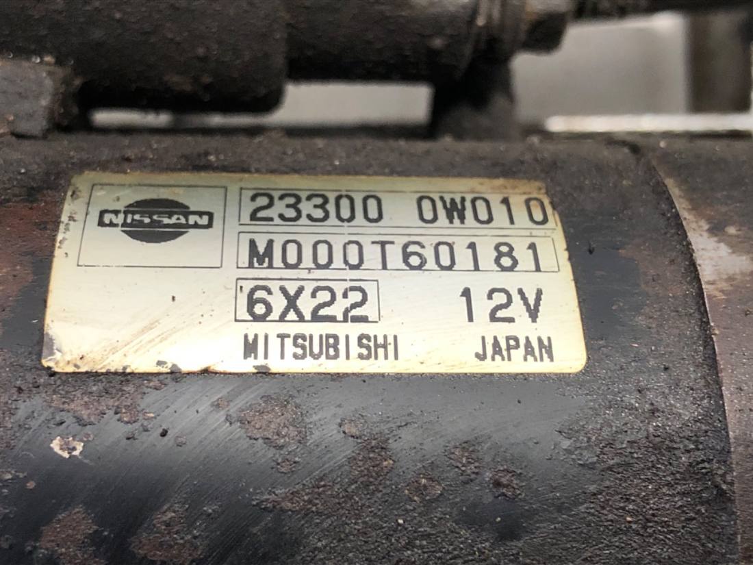 Стартер Nissan Pathfinder M000T60181 — фото деталі 2