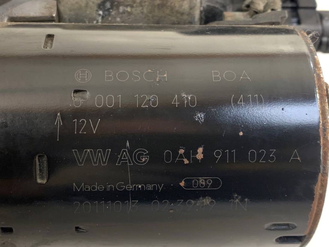 Стартер Volkswagen Golf 6 0001120410 — фото деталі 4