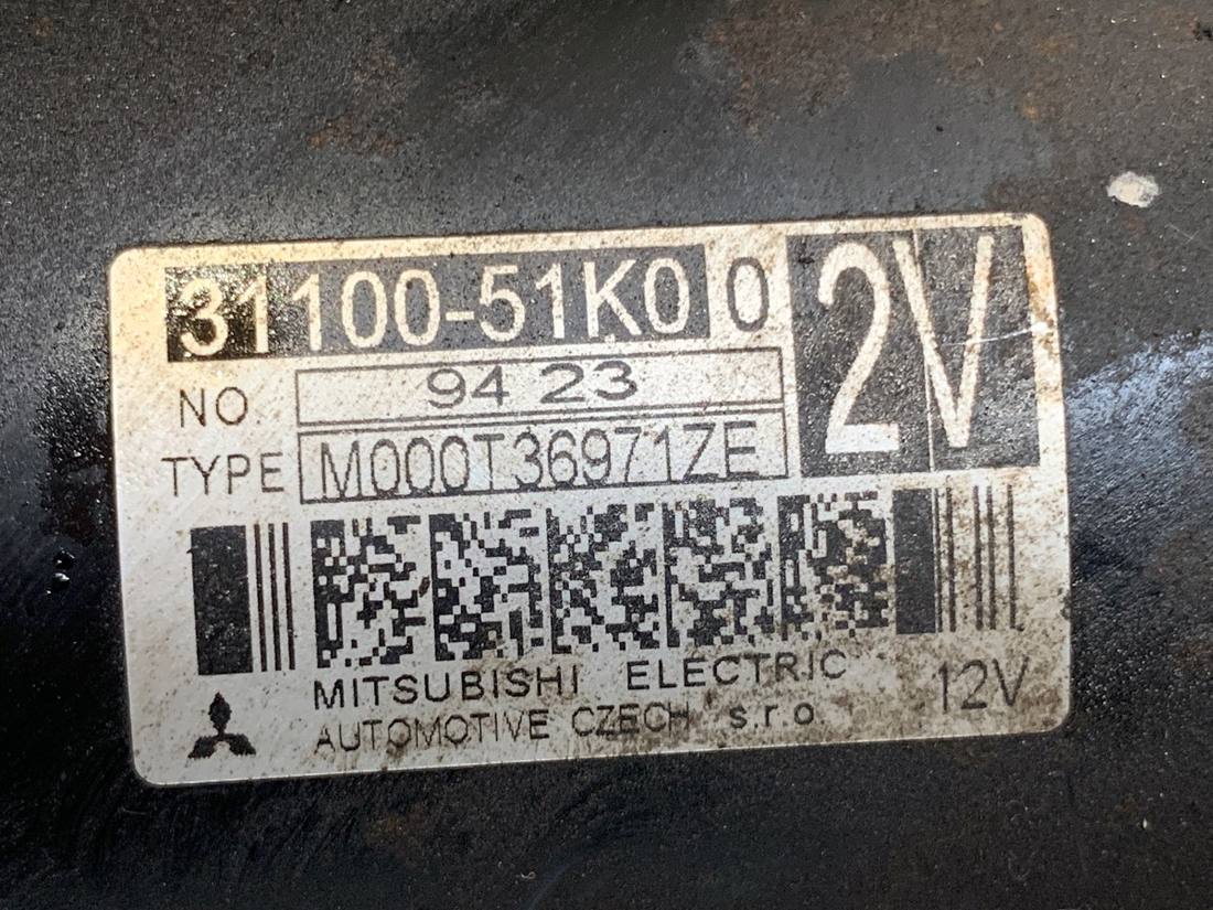 Стартер Suzuki Splash 31100-51K00 — фото деталі 4