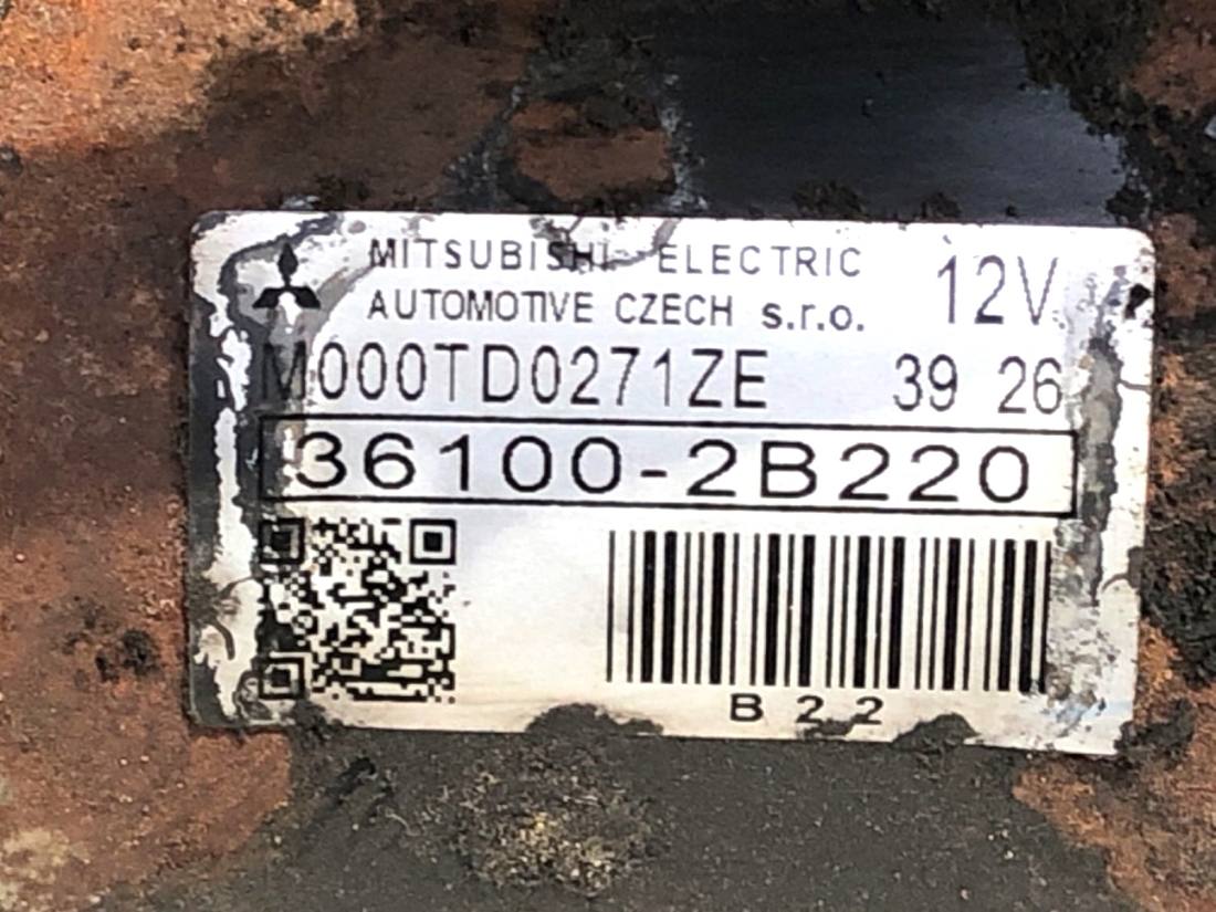 Стартер Kia Ceed 36100-2B220 — фото деталі 5