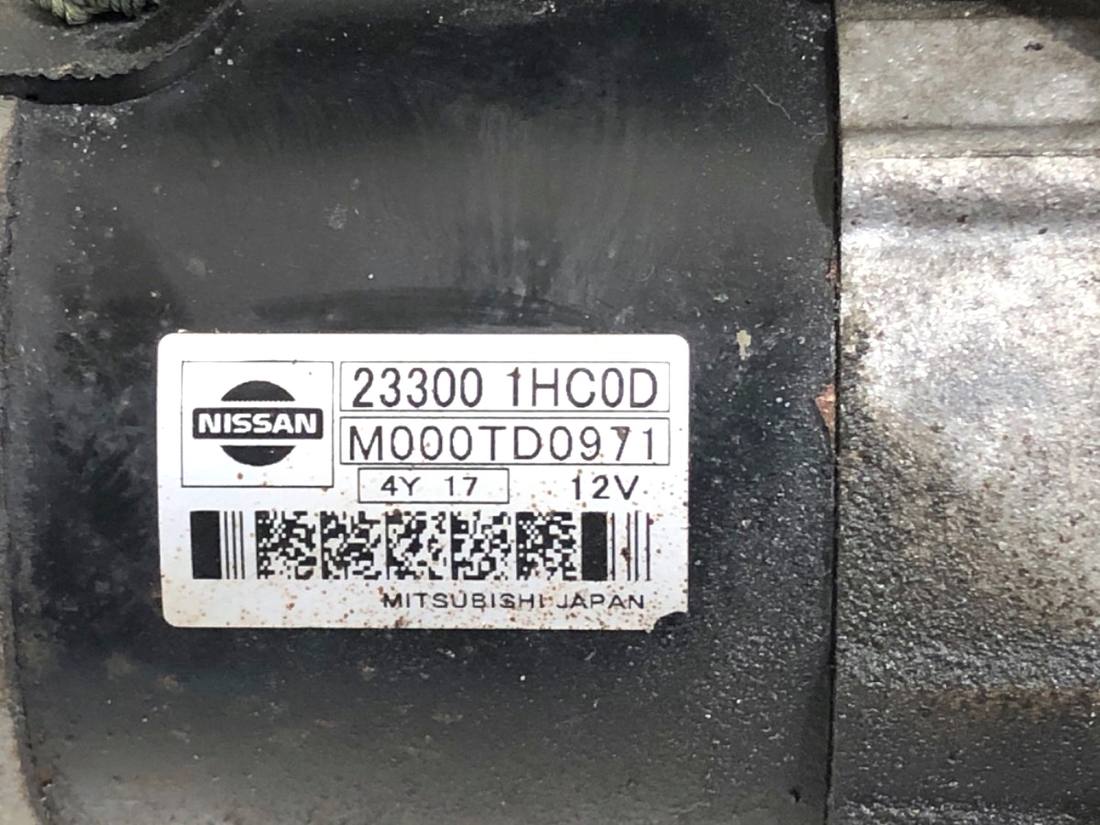 Стартер Nissan Micra 233001HC0D — фото детали 5