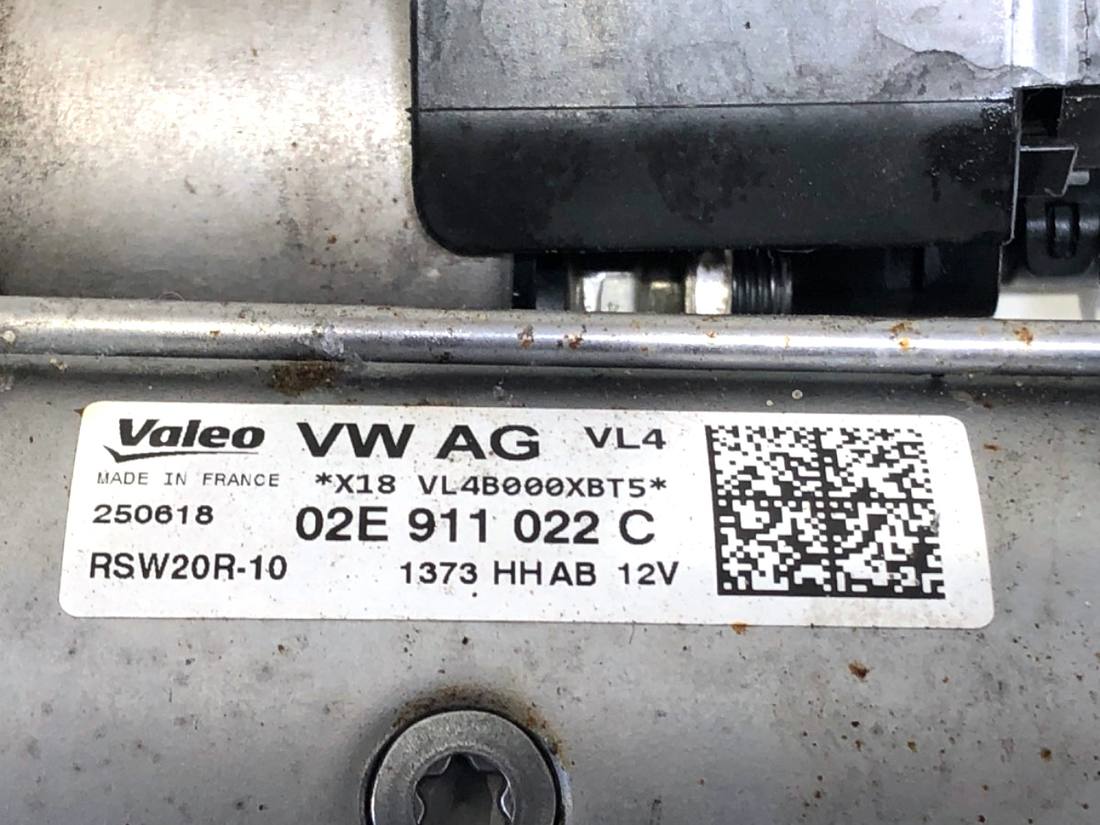 Стартер Volkswagen Passat B8 02E911022C — фото деталі 5