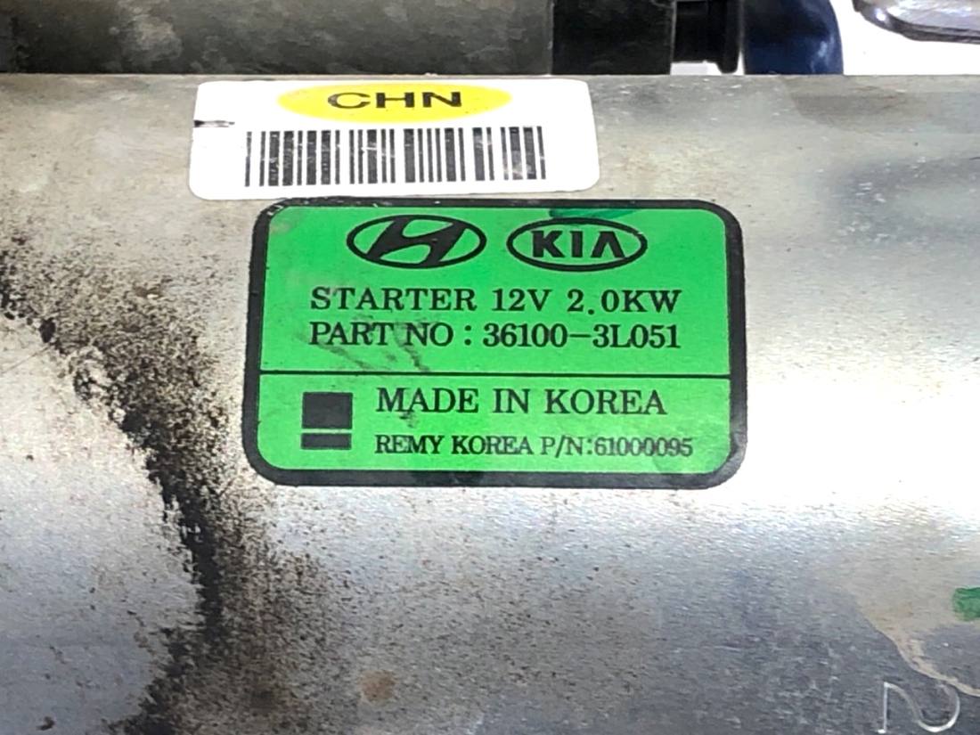 Стартер Kia Stinger 36100-3L051 — фото деталі 5