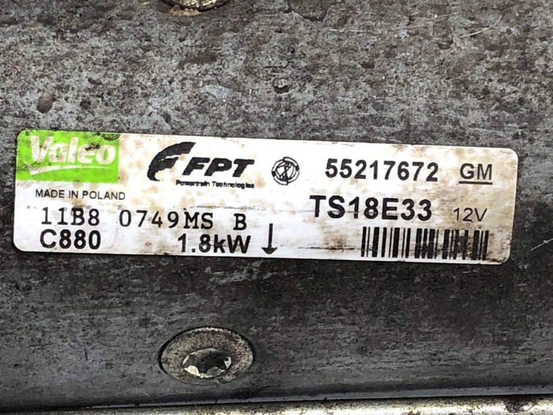 Стартер Opel Astra H 55217672 — фото деталі 5