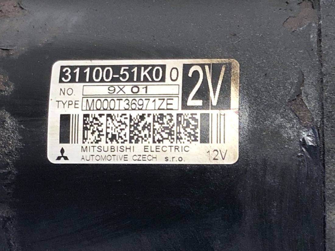 Стартер Opel Agila 31100-51K00 — фото деталі 5