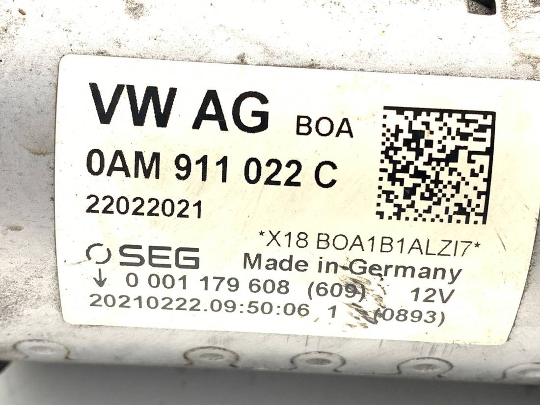 Стартер Volkswagen Touran 0AM911022C — фото деталі 5