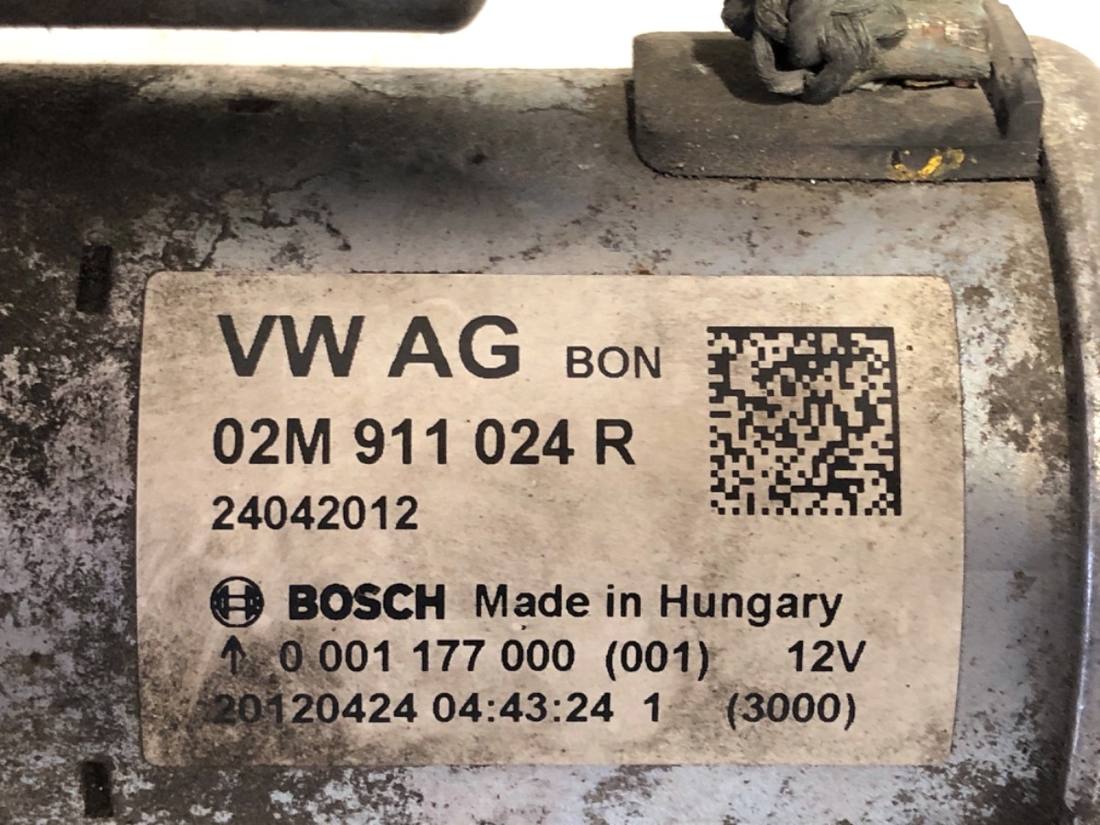 Стартер Volkswagen Up 02M911024R — фото детали 5