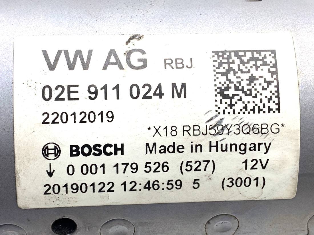 Стартер Skoda Karoq 02E911024M — фото деталі 5