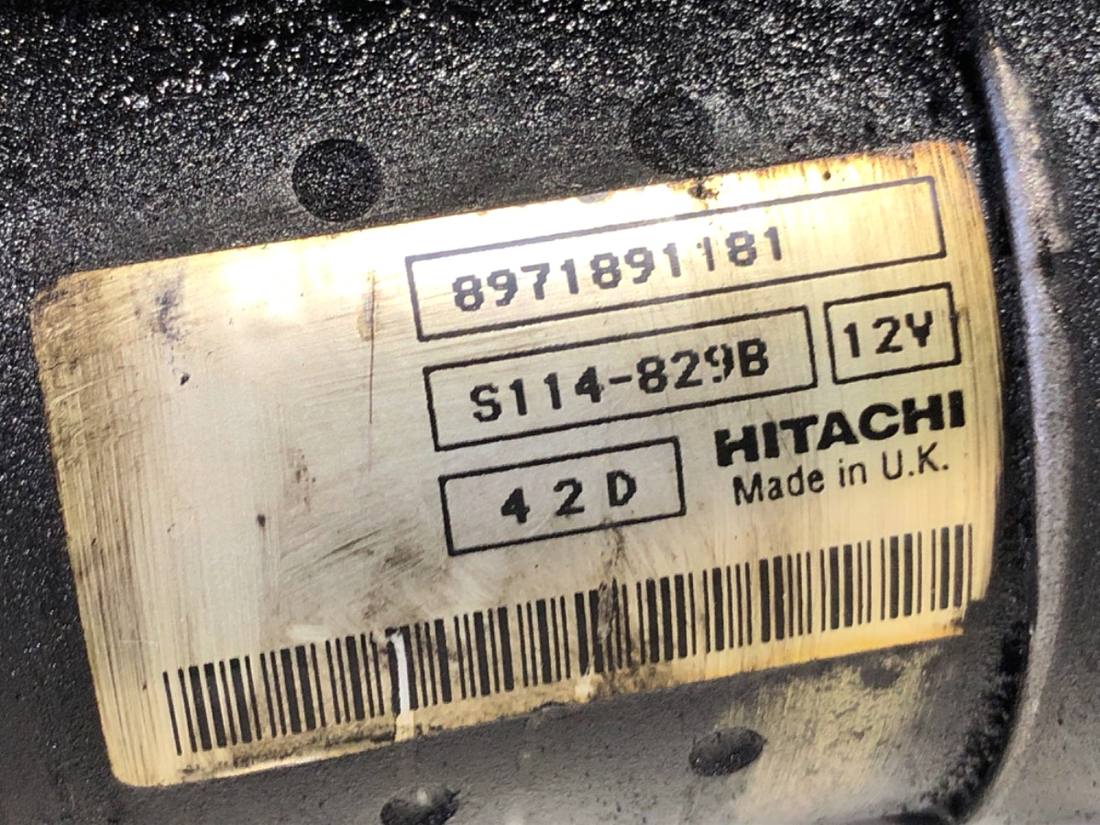 Стартер Opel Astra H 8971891181 — фото детали 4