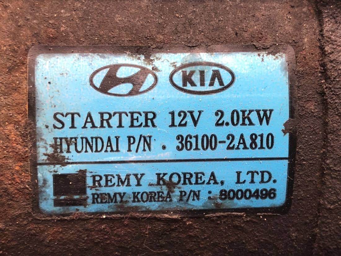 Стартер Hyundai I40 36100-2A810 — фото деталі 6