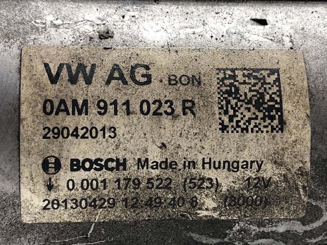 Стартер Volkswagen Golf 7 0AM911023R — фото деталі 5