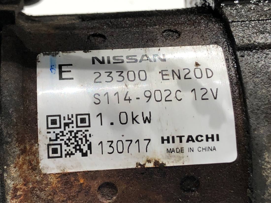 Стартер Nissan Juke 23300EN20D — фото детали 4