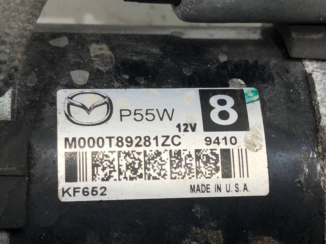 Стартер Mazda 2 M000T89281ZC — фото деталі 5