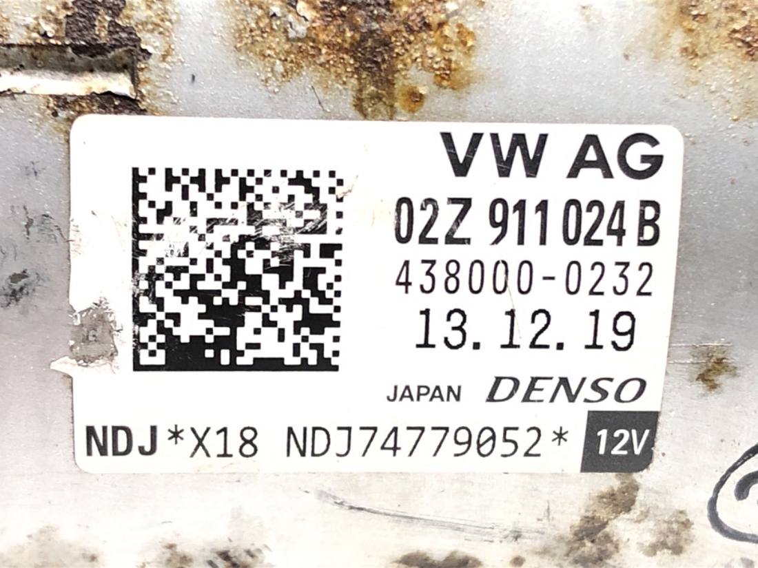 Стартер Volkswagen Golf 7 02Z911024B — фото деталі 5