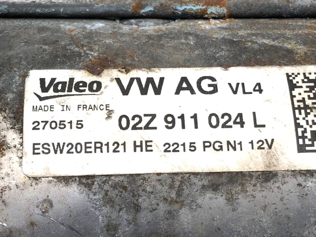 Стартер Volkswagen Golf 7 02Z911024L — фото деталі 4