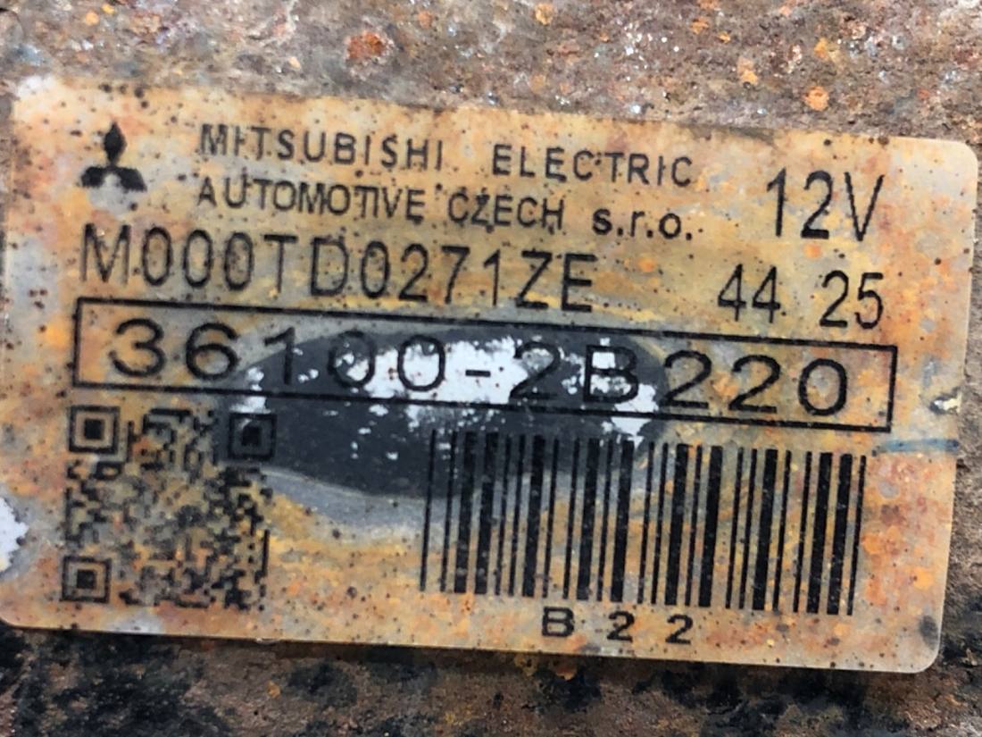 Стартер Hyundai I30 36100-2B220 — фото детали 5