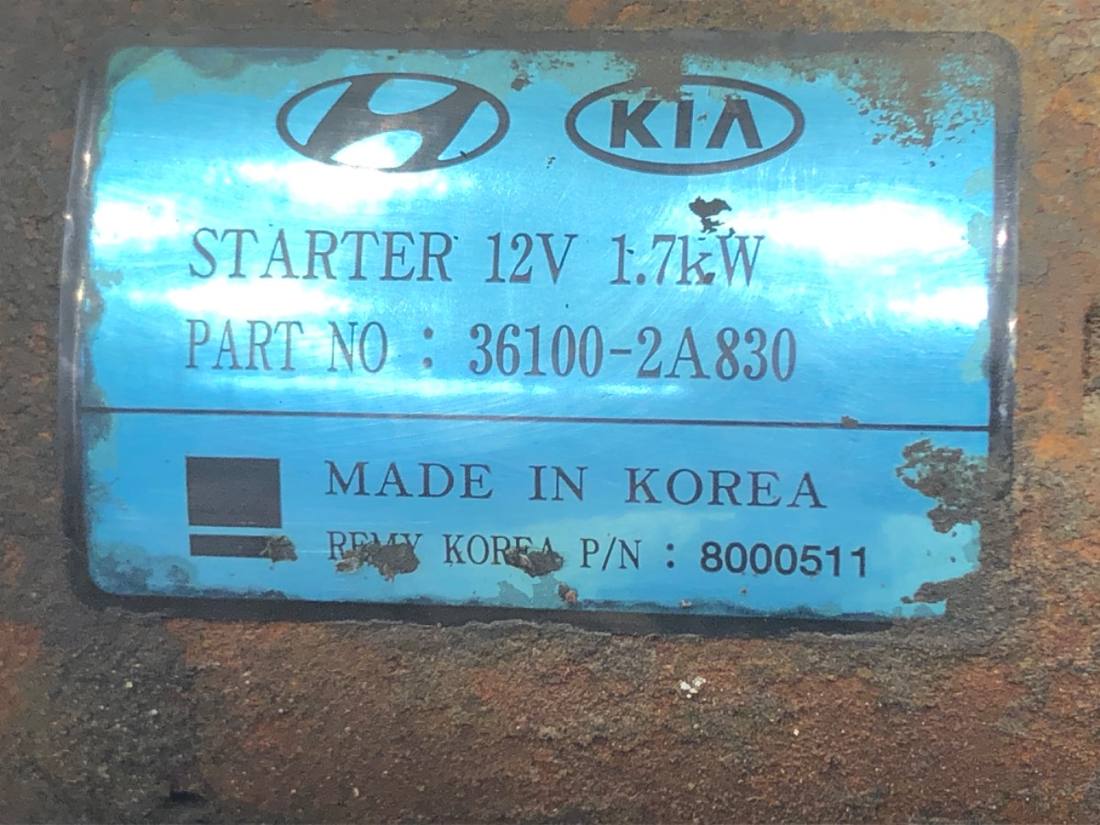 Стартер Hyundai I40 36100-2A830 — фото деталі 4