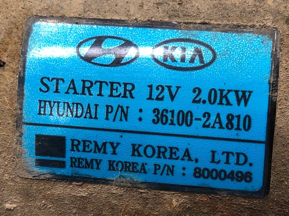 Стартер Hyundai I40 36100-2A810 — фото деталі 4