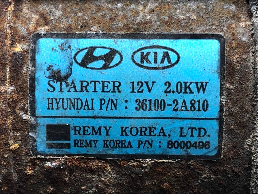 Стартер Hyundai I40 36100-2A810 — фото деталі 5